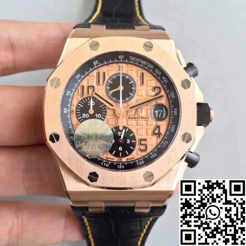 Audemars Piguet Royal Oak Offshore 26470OR.OO.A002CR.01 JF Factory V2 Gold Dial Bright 240
