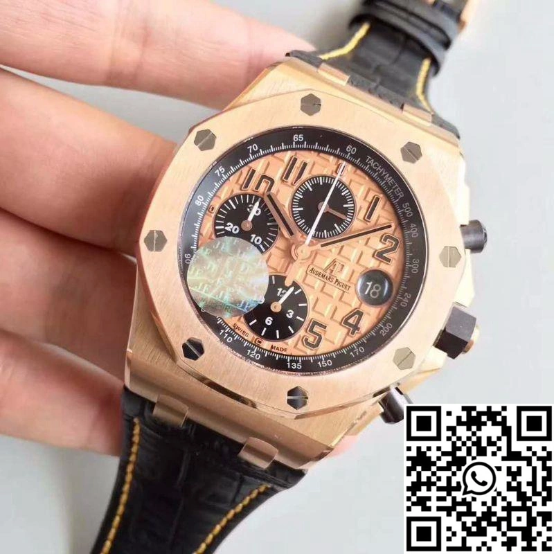 Audemars Piguet Royal Oak Offshore 26470OR.OO.A002CR.01 JF Factory V2 Gold Dial Bright 240