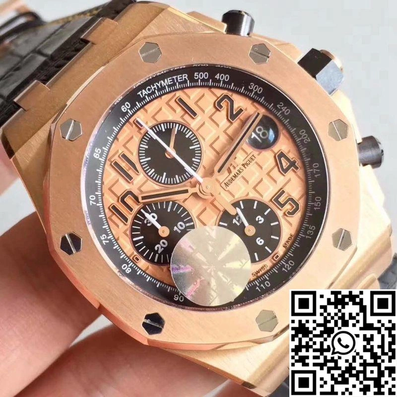 Audemars Piguet Royal Oak Offshore 26470OR.OO.A002CR.01 JF Factory V2 Gold Dial Bright 240
