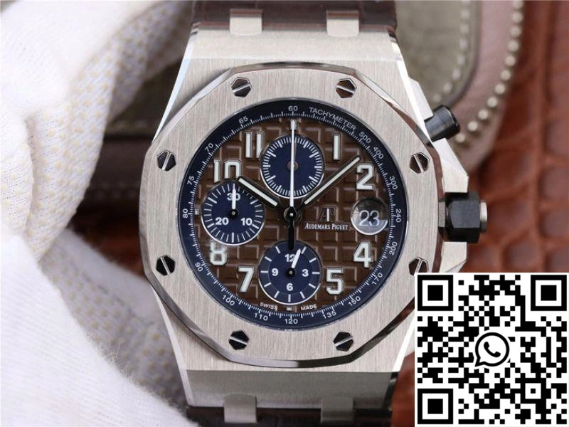Lightweight Audemars Piguet Royal Oak Offshore 26470ST.OO.A099CR.01 JF Factory Brown Dial 216
