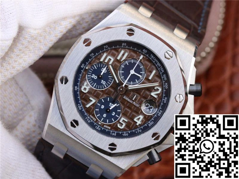 Lightweight Audemars Piguet Royal Oak Offshore 26470ST.OO.A099CR.01 JF Factory Brown Dial 216