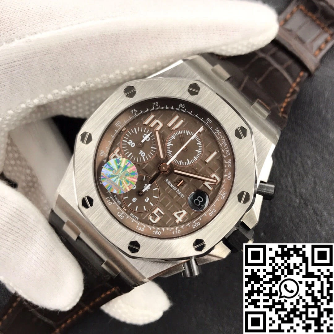 Seasonal Audemars Piguet Royal Oak Offshore 26470ST.OO.A820CR.01 JF Factory Brown Dial 204
