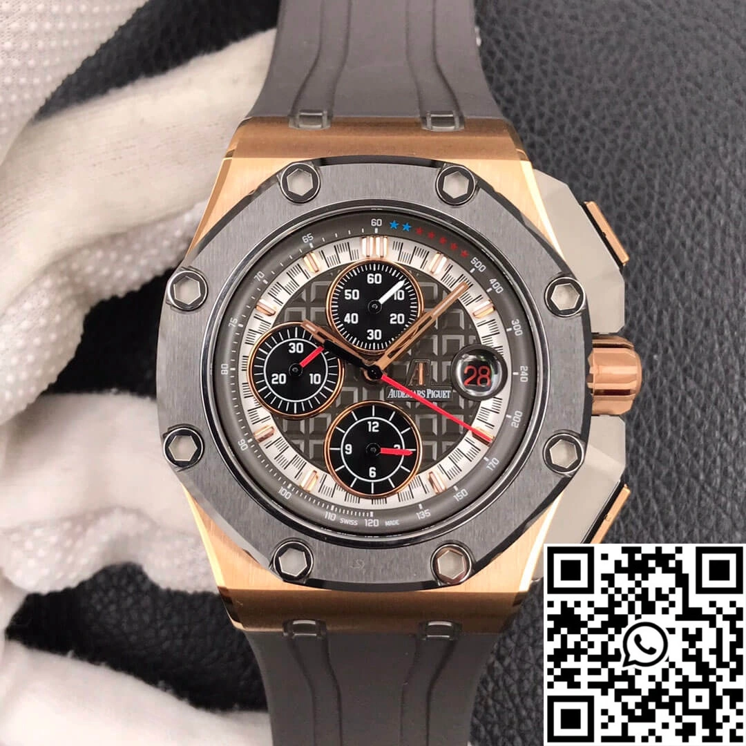Elegant Audemars Piguet Royal Oak Offshore 26568OM.OO.A004CA.01 JF Factory Dark Grey Dial 263