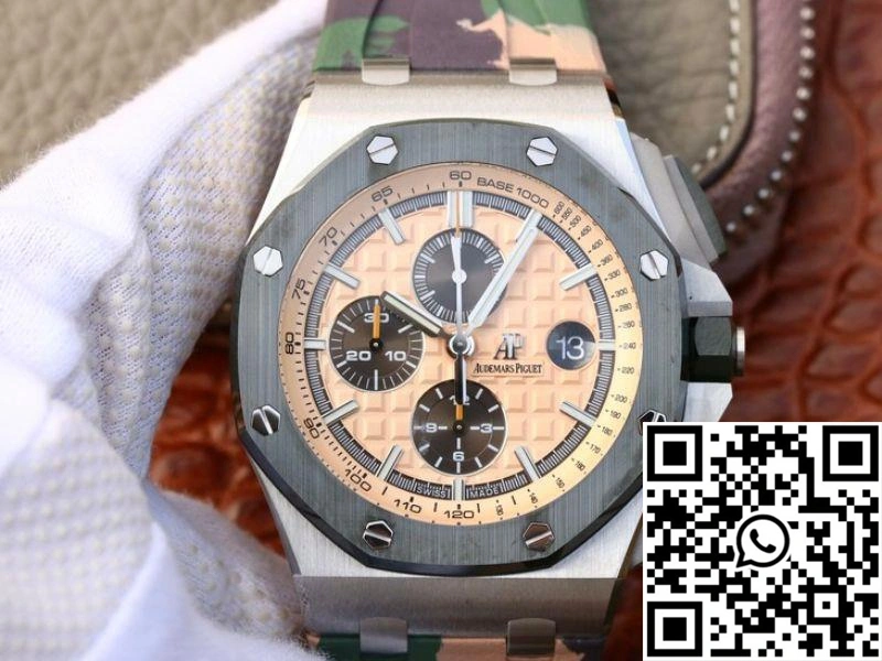 Supportive Audemars Piguet Royal Oak Offshore 44MM 26400SO.OO.A054CA.01 JF Factory Beige Dial 224