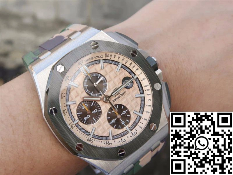 Supportive Audemars Piguet Royal Oak Offshore 44MM 26400SO.OO.A054CA.01 JF Factory Beige Dial 224