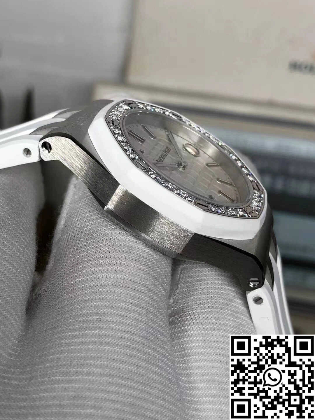 Elegant Audemars Piguet Royal Oak Offshore 67540SK.ZZ.A010CA.01 White Dial 205
