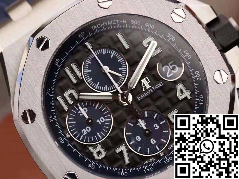 Audemars Piguet Royal Oak Offshore Chronograph 2018 SIHH 26470 JF Factory V2 Black Textured Dial Effortless 230