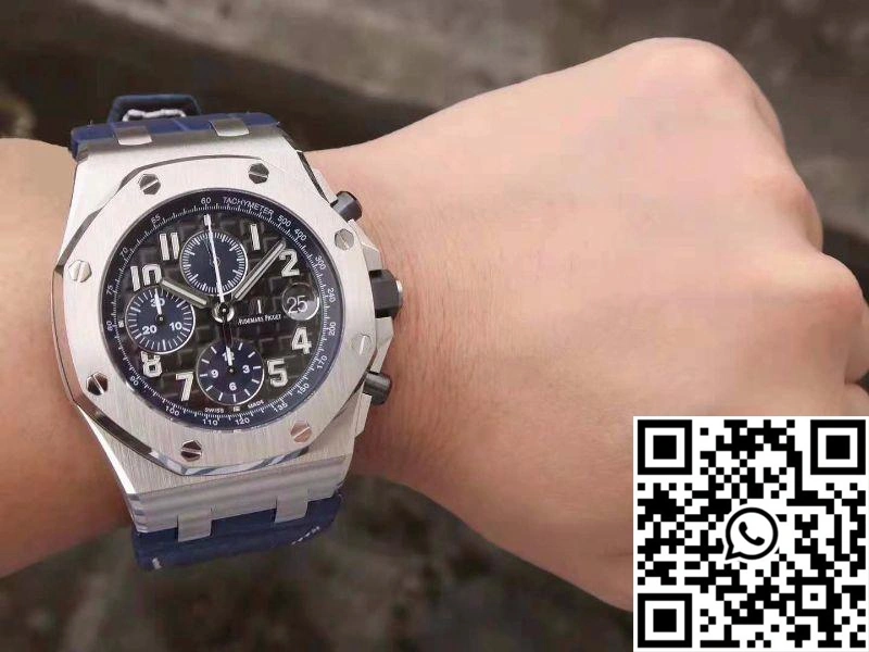 Audemars Piguet Royal Oak Offshore Chronograph 2018 SIHH 26470 JF Factory V2 Black Textured Dial Effortless 230
