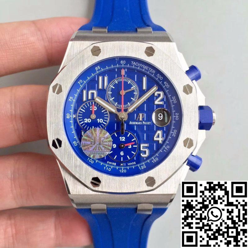 GoodFit Audemars Piguet Royal Oak Offshore Chronograph 26470 JF Factory V2 Blue Dial 229