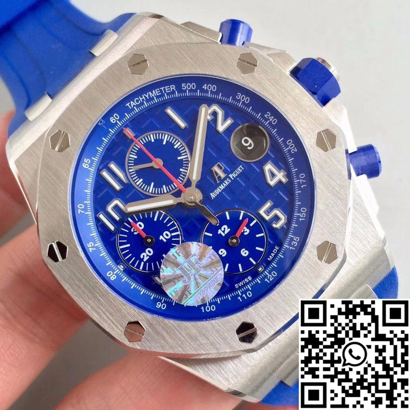 GoodFit Audemars Piguet Royal Oak Offshore Chronograph 26470 JF Factory V2 Blue Dial 229