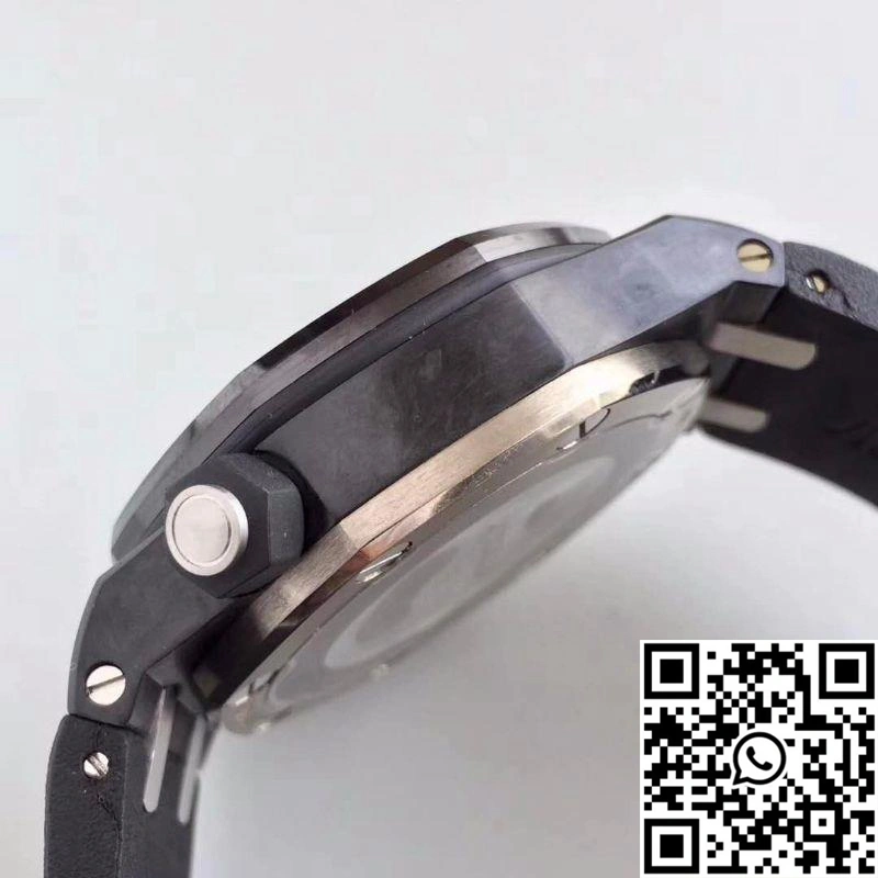 Resilient Audemars Piguet Royal Oak Offshore Diver 15706 JF Factory Black Dial 219
