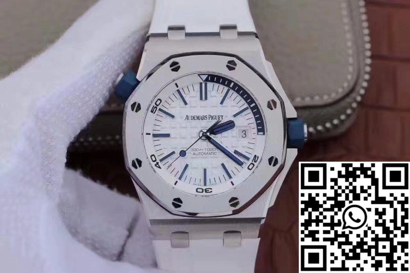 Audemars Piguet Royal Oak Offshore Diver 15710ST.OO.A010CA.01 JF Factory White Dial DailyWear 272