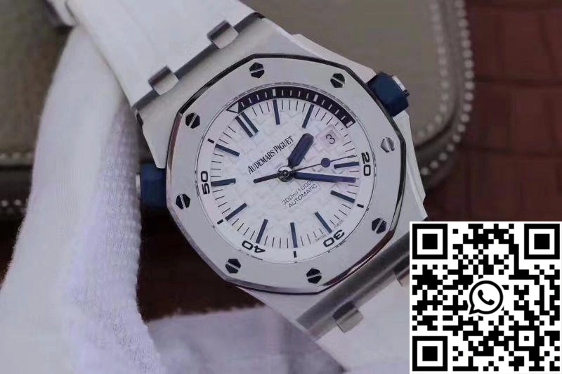 Audemars Piguet Royal Oak Offshore Diver 15710ST.OO.A010CA.01 JF Factory White Dial DailyWear 272