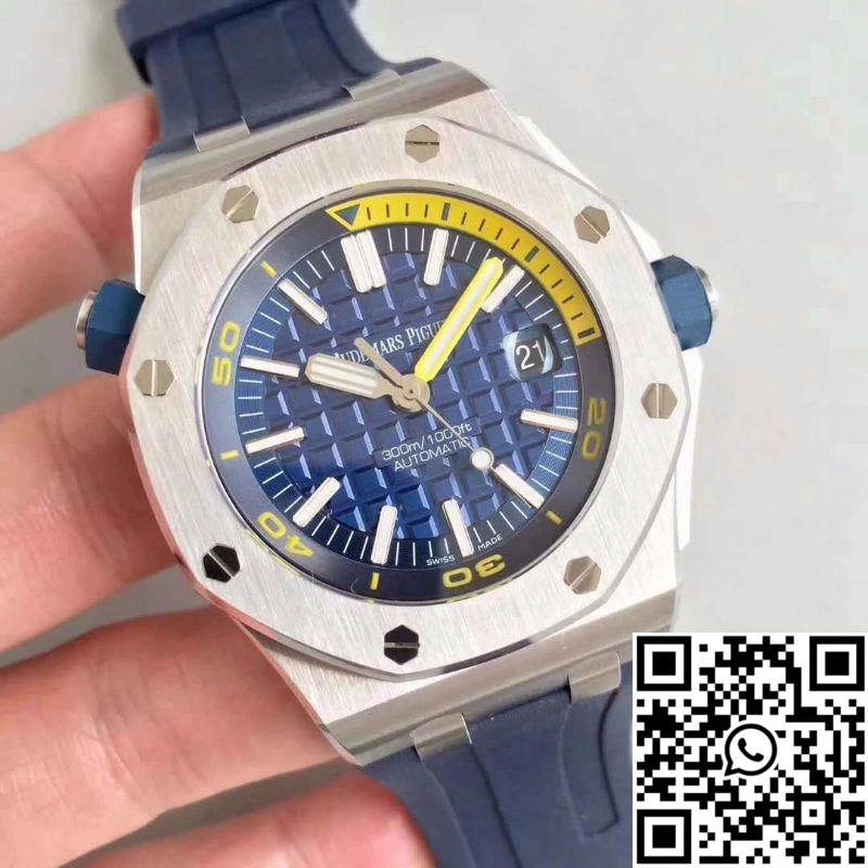 Audemars Piguet Royal Oak Offshore Diver 15710ST.OO.A027CA.01 JF Factory V8 Blue Dial Comfortable 268