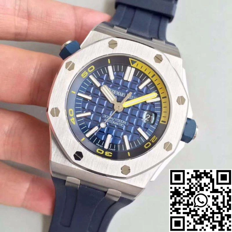 Audemars Piguet Royal Oak Offshore Diver 15710ST.OO.A027CA.01 JF Factory V8 Blue Dial Comfortable 268