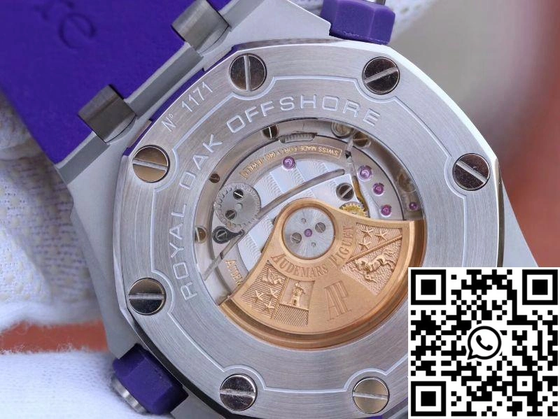 Audemars Piguet Royal Oak Offshore Diver 15710ST.OO.A077CA.01 Purple Dial WaterResistant 250