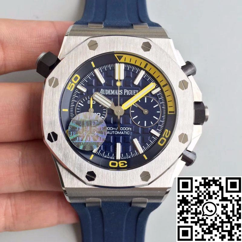 Audemars Piguet Royal Oak Offshore Diver Chronograph 26703ST.OO.A027CA.01 JF Factory Blue Dial Colorful 220