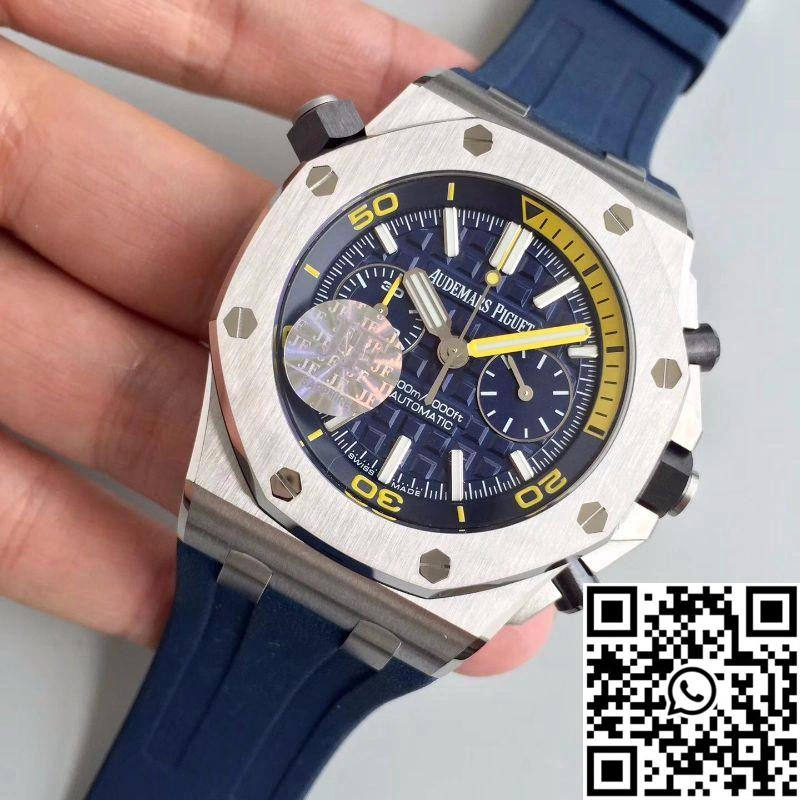 Audemars Piguet Royal Oak Offshore Diver Chronograph 26703ST.OO.A027CA.01 JF Factory Blue Dial Colorful 220