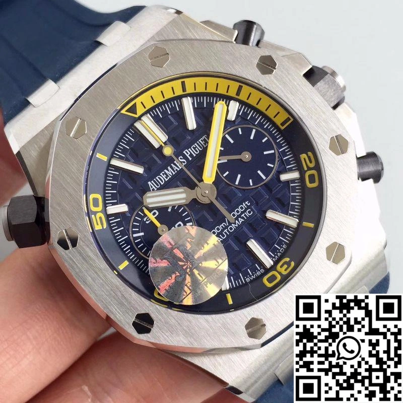 Audemars Piguet Royal Oak Offshore Diver Chronograph 26703ST.OO.A027CA.01 JF Factory Blue Dial Colorful 220