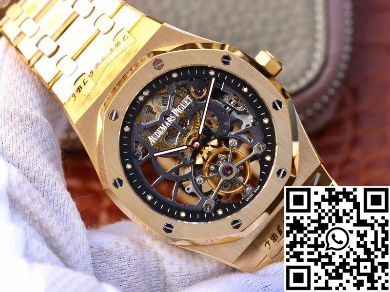 Audemars Piguet Royal Oak Offshore Diver Tourbillon 15407OR.OO.1220ST.01 JF Factory Skeleton Dial FlexibleFit 194