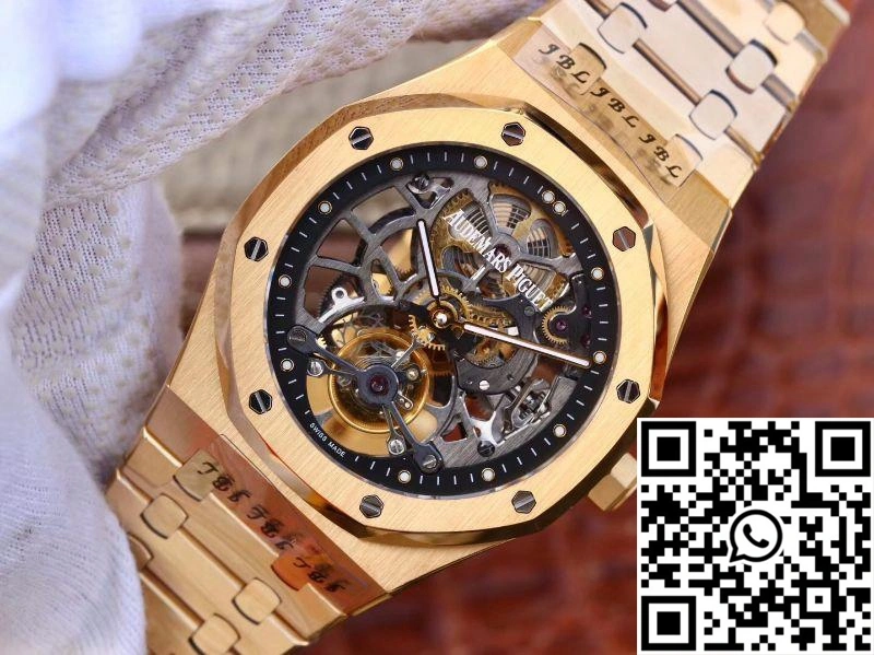 Audemars Piguet Royal Oak Offshore Diver Tourbillon 15407OR.OO.1220ST.01 JF Factory Skeleton Dial FlexibleFit 194