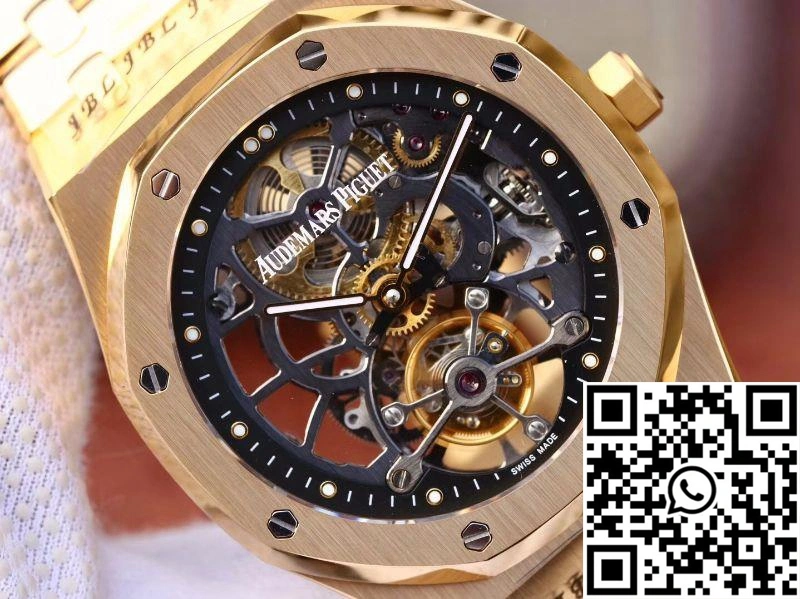 Audemars Piguet Royal Oak Offshore Diver Tourbillon 15407OR.OO.1220ST.01 JF Factory Skeleton Dial FlexibleFit 194