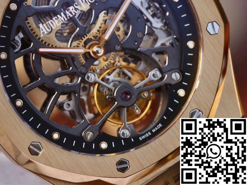 Audemars Piguet Royal Oak Offshore Diver Tourbillon 15407OR.OO.1220ST.01 JF Factory Skeleton Dial FlexibleFit 194