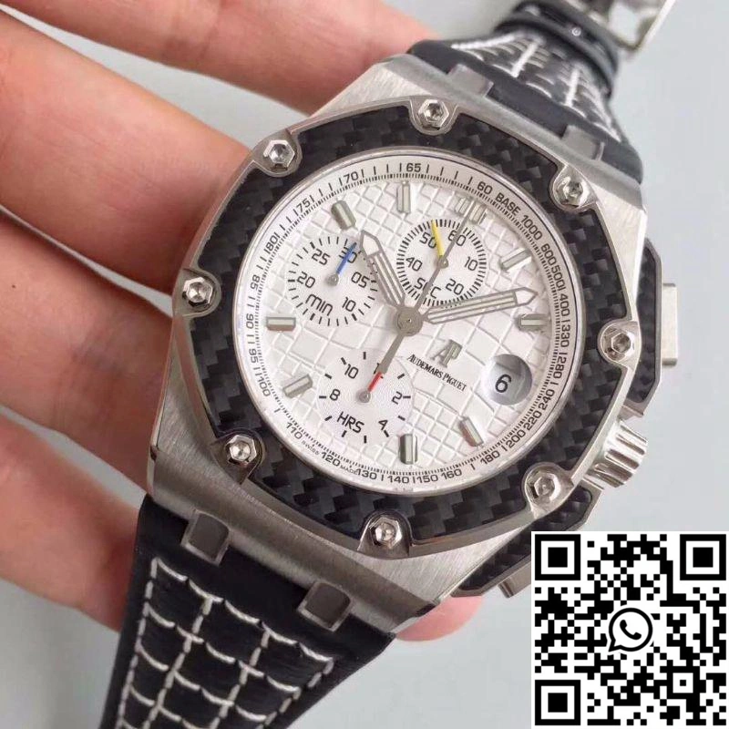 Audemars Piguet Royal Oak Offshore Juan Pablo Montoya 2603010.OO.D001IN.01 JF Factory V2 White Dial Affordable 203