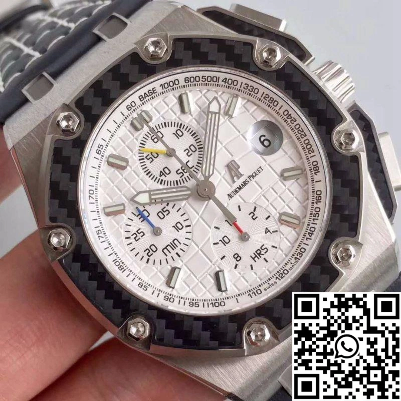 Audemars Piguet Royal Oak Offshore Juan Pablo Montoya 2603010.OO.D001IN.01 JF Factory V2 White Dial Affordable 203