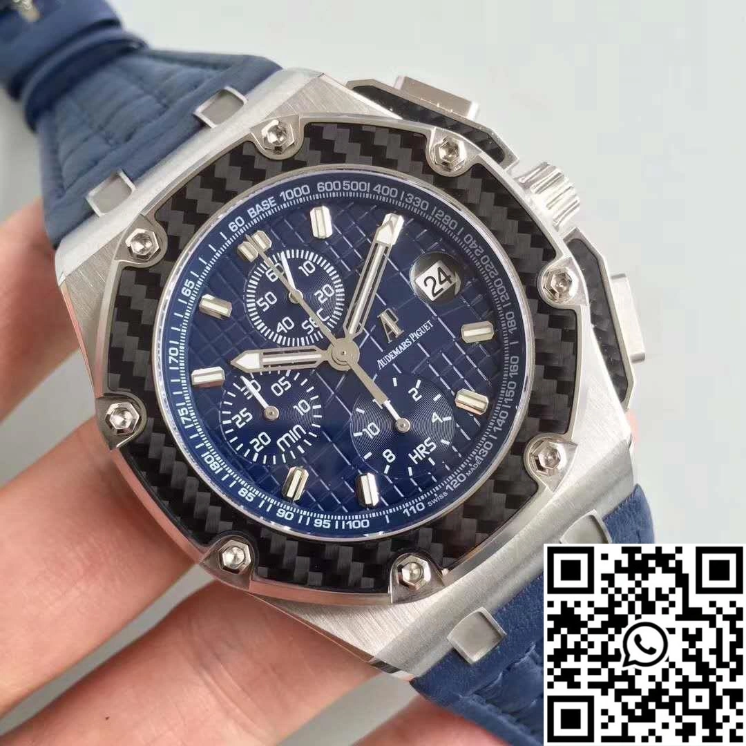 WaterResistant Audemars Piguet Royal Oak Offshore Juan Pablo Montoya 26030PO.OO.D001IN.01 JF Factory V2 Blue Dial 259