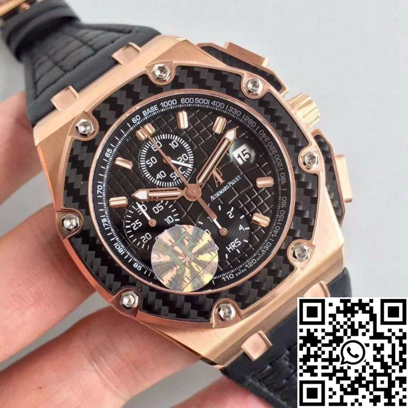 Audemars Piguet Royal Oak Offshore Juan Pablo Montoya 26030RO.00.D001IN.01 JF Factory V2 Black Dial Durable 201