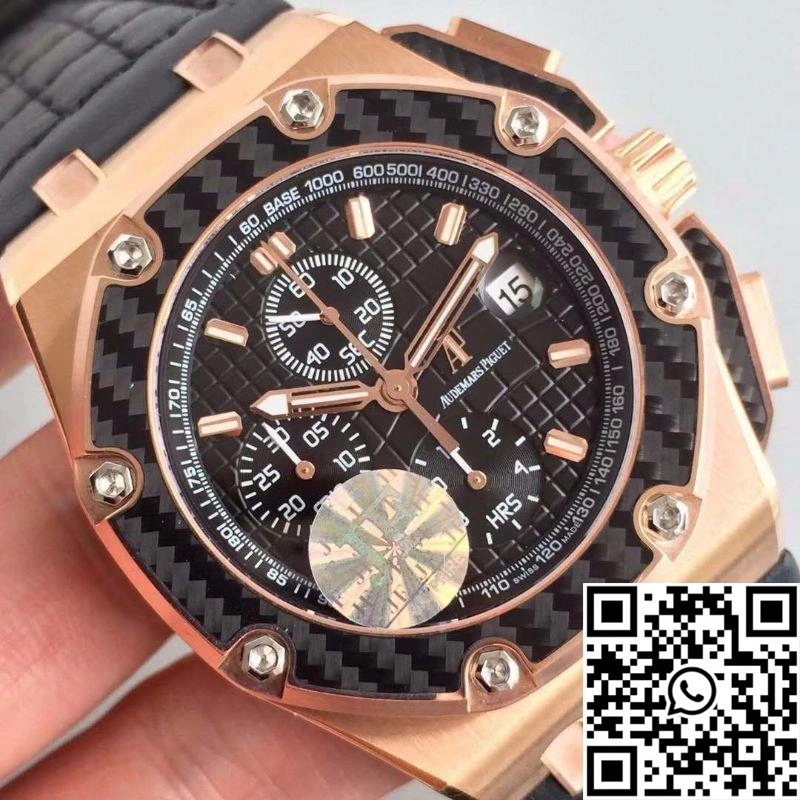 Audemars Piguet Royal Oak Offshore Juan Pablo Montoya 26030RO.00.D001IN.01 JF Factory V2 Black Dial Durable 201