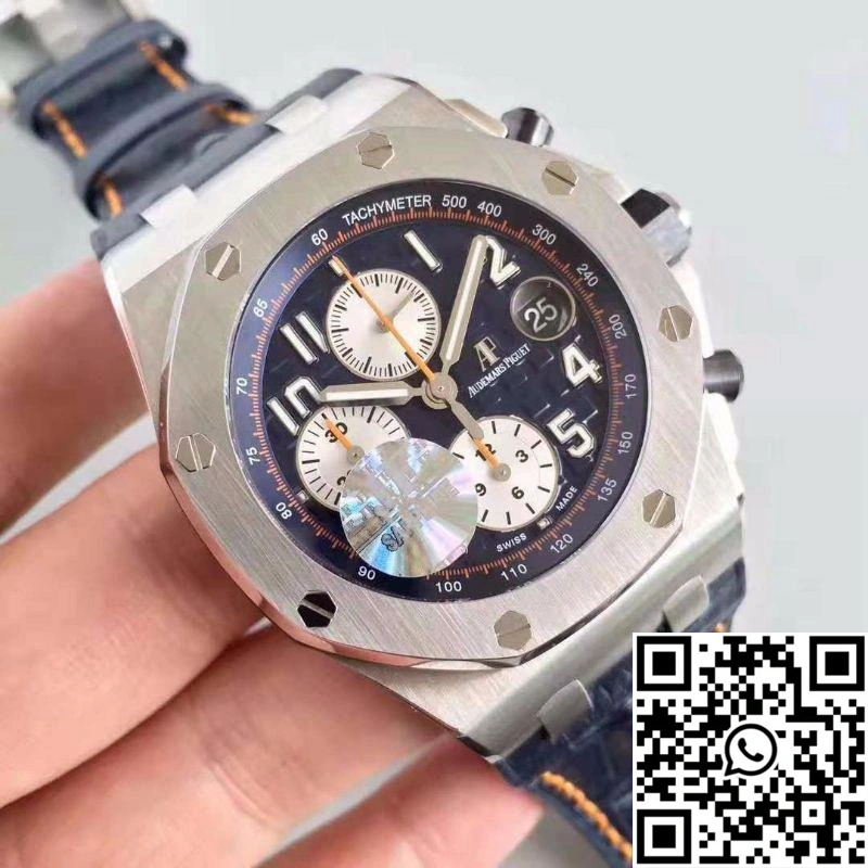 Sleek Audemars Piguet Royal Oak Offshore Navy 26470ST.OO.A027CA.01 JF Factory V2 Blue Dial 271