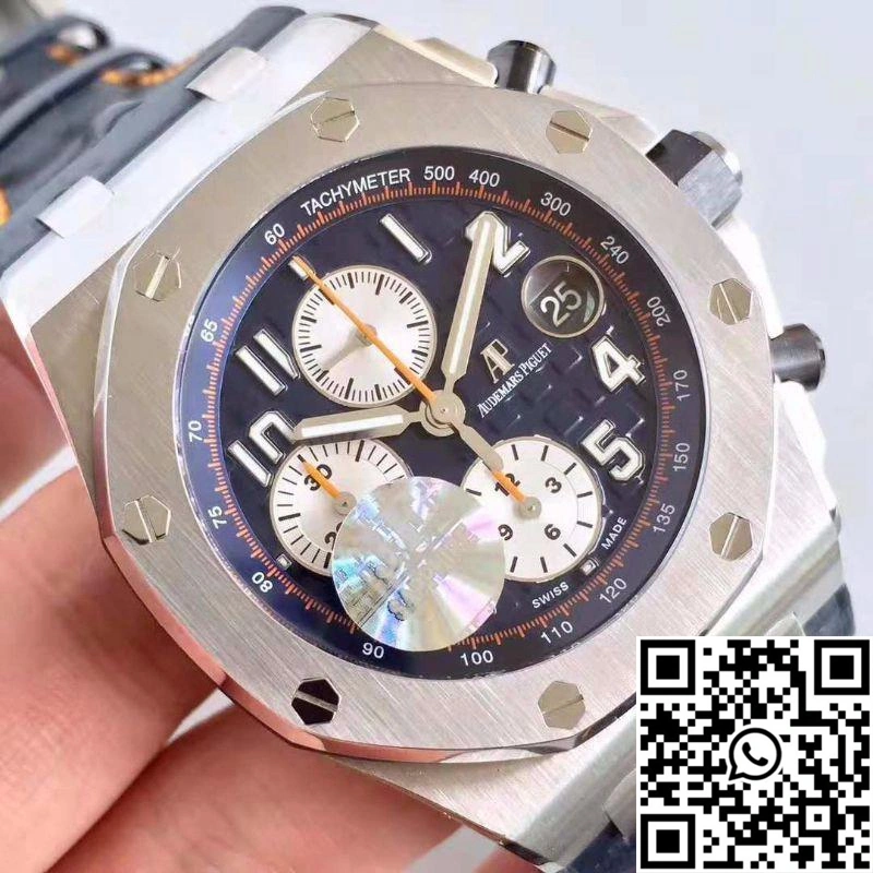 Sleek Audemars Piguet Royal Oak Offshore Navy 26470ST.OO.A027CA.01 JF Factory V2 Blue Dial 271