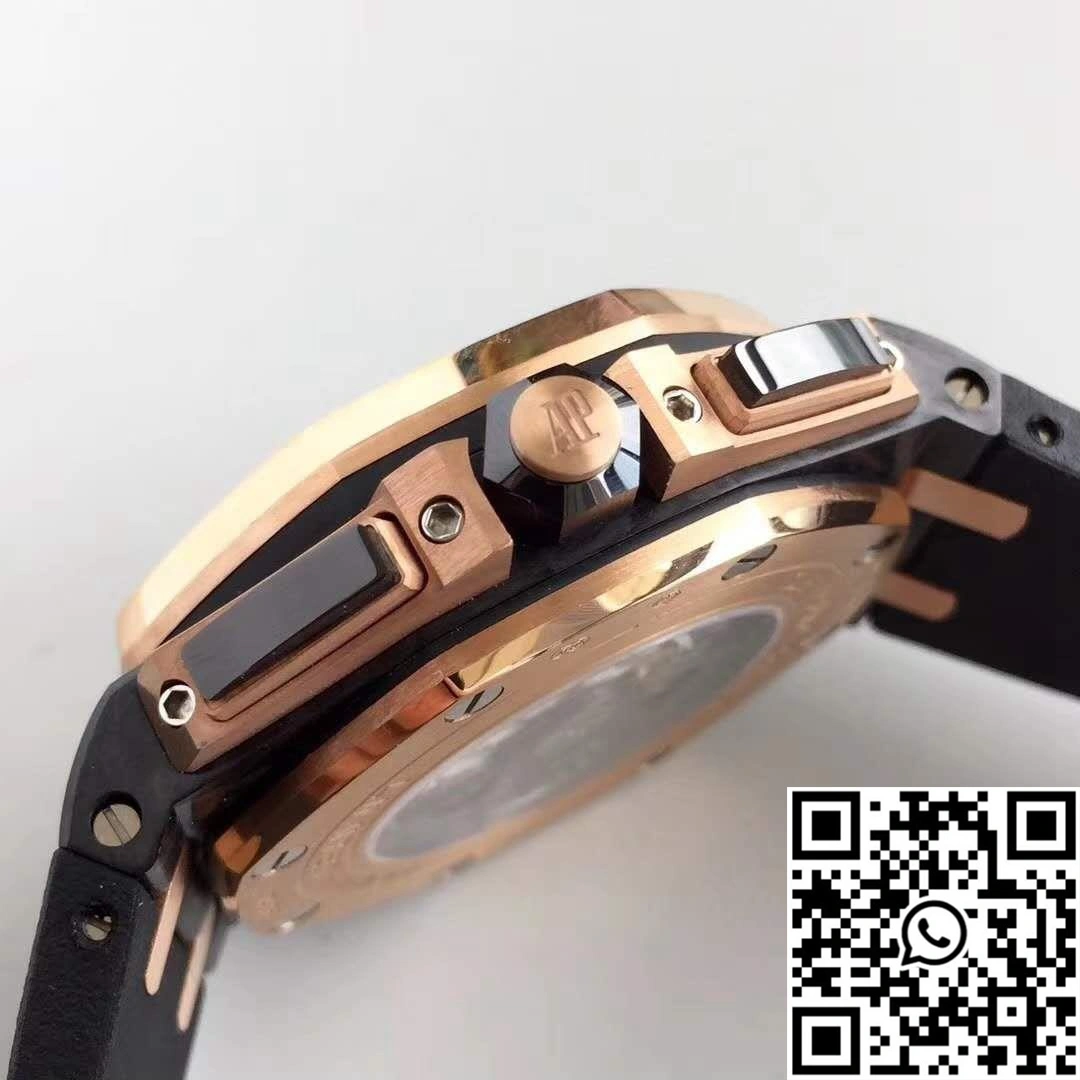 SoftTouch Audemars Piguet Royal Oak Offshore QE2 Cup 2016 26406FR.OO.A002CA.01 JF Factory V5 Black Dial 261