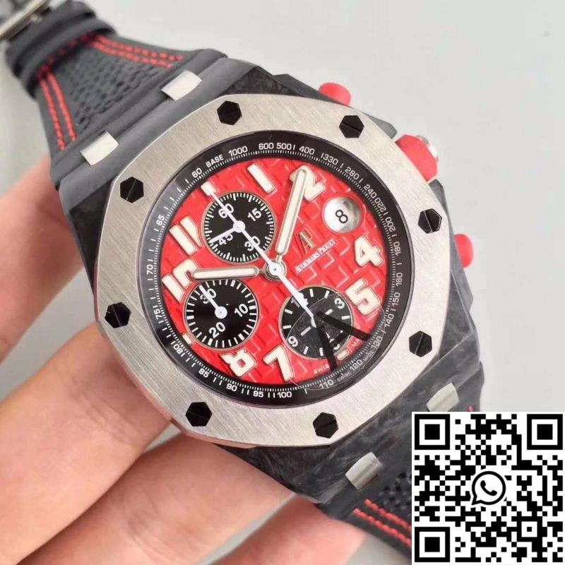 Audemars Piguet Royal Oak Offshore Singapore GP F1 26190OS.OO.D003CU.01 JF Factory Red Dial Versatile 200