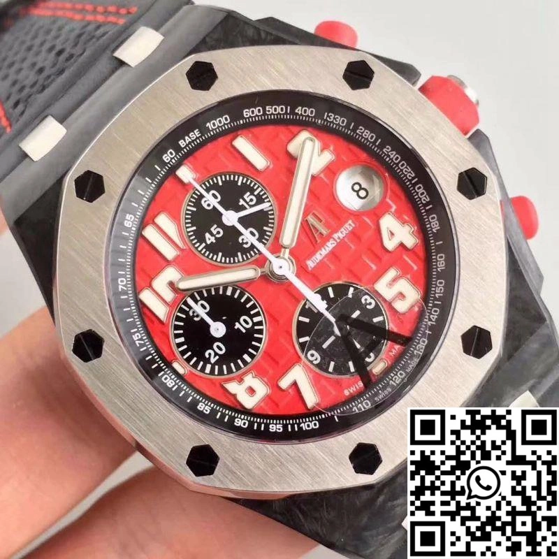Audemars Piguet Royal Oak Offshore Singapore GP F1 26190OS.OO.D003CU.01 JF Factory Red Dial Versatile 200
