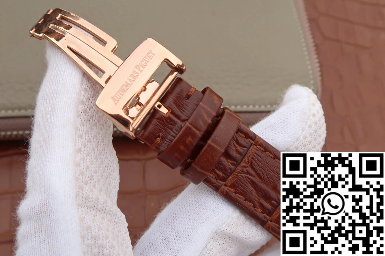 WaterResistant Audemars Piguet Royal Oak Perpetual Calendar 26574 JF Factory Rose Gold Grey Dial 146