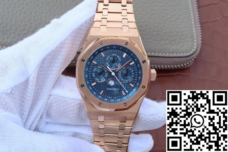 Audemars Piguet Royal Oak Perpetual Calendar 26574OR.OO.1220OR.02 JF Factory Blue Dial ZeroBulk 159