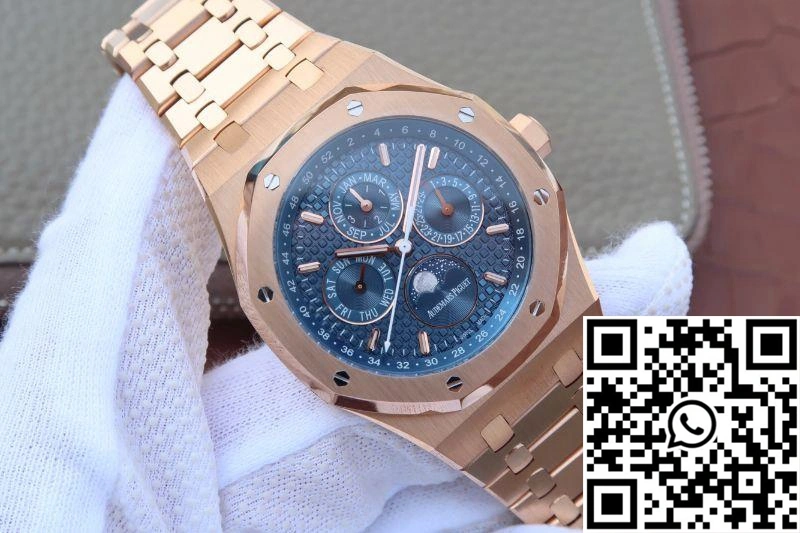 Audemars Piguet Royal Oak Perpetual Calendar 26574OR.OO.1220OR.02 JF Factory Blue Dial ZeroBulk 159
