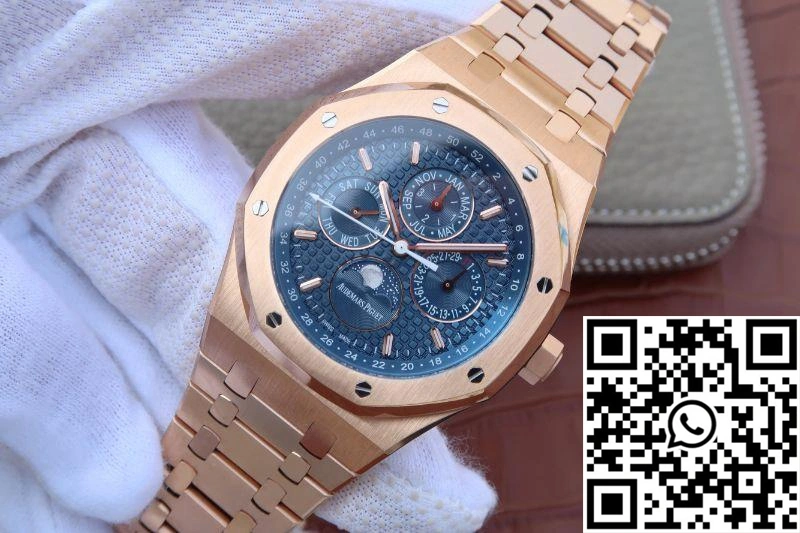 Audemars Piguet Royal Oak Perpetual Calendar 26574OR.OO.1220OR.02 JF Factory Blue Dial ZeroBulk 159