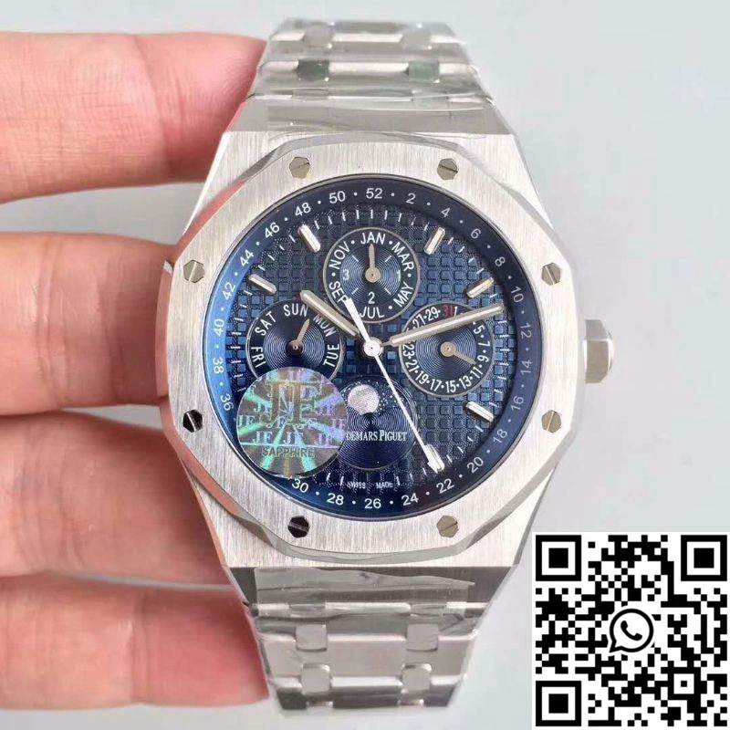Audemars Piguet Royal Oak Perpetual Calendar 26574ST.OO.1220ST.02 JF Factory Blue Dial Sporty 182