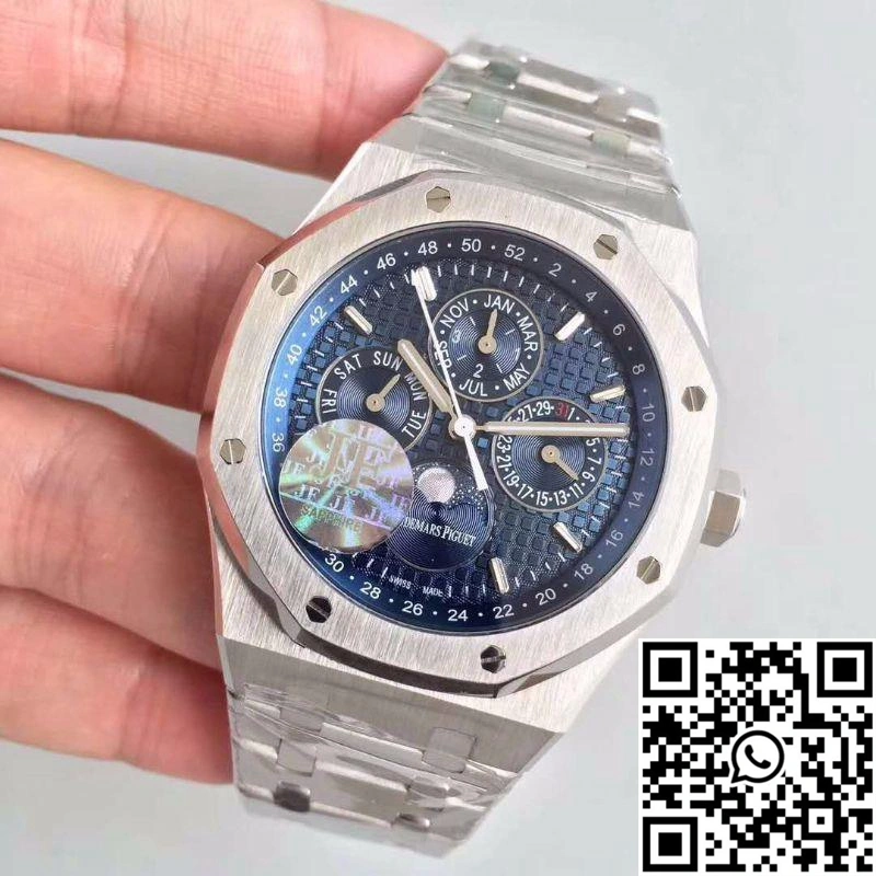 Audemars Piguet Royal Oak Perpetual Calendar 26574ST.OO.1220ST.02 JF Factory Blue Dial Sporty 182