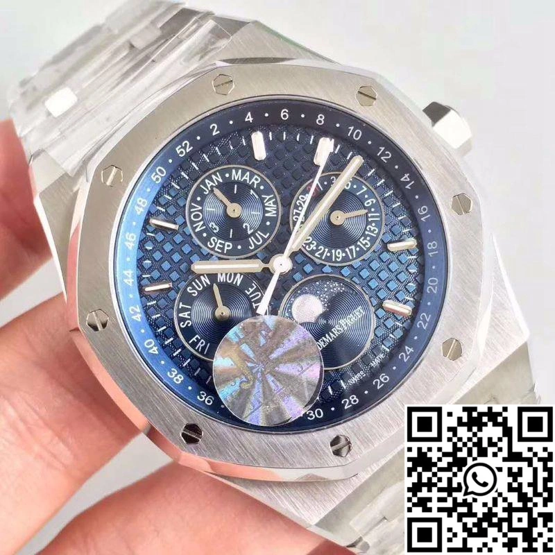 Audemars Piguet Royal Oak Perpetual Calendar 26574ST.OO.1220ST.02 JF Factory Blue Dial Sporty 182