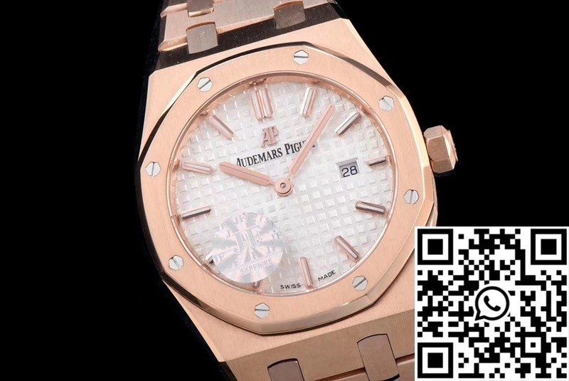 Audemars Piguet Royal Oak Quartz 67650OR.OO.1261OR.01 JF Factory White Dial Durable 174