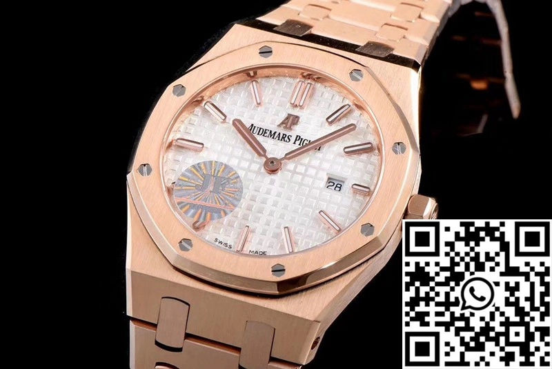 Audemars Piguet Royal Oak Quartz 67650OR.OO.1261OR.01 JF Factory White Dial Durable 174