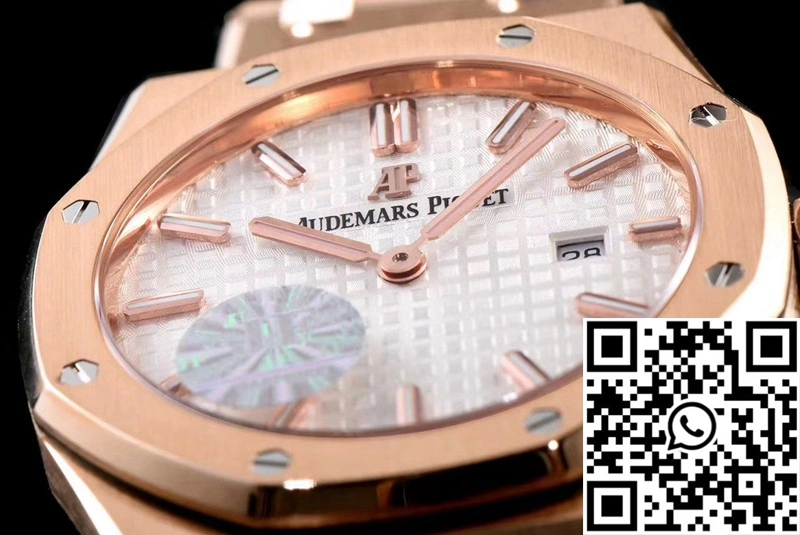 Audemars Piguet Royal Oak Quartz 67650OR.OO.1261OR.01 JF Factory White Dial Durable 174