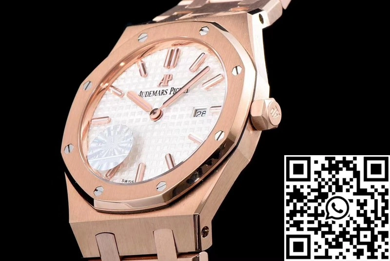 Audemars Piguet Royal Oak Quartz 67650OR.OO.1261OR.01 JF Factory White Dial Durable 174