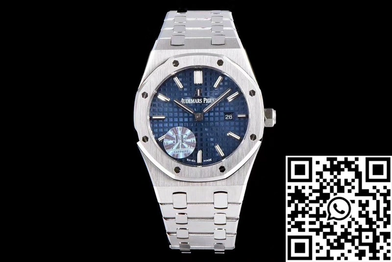 Audemars Piguet Royal Oak Quartz 67650ST.OO.1261ST.01 JF Factory Blue Dial Elegant 179