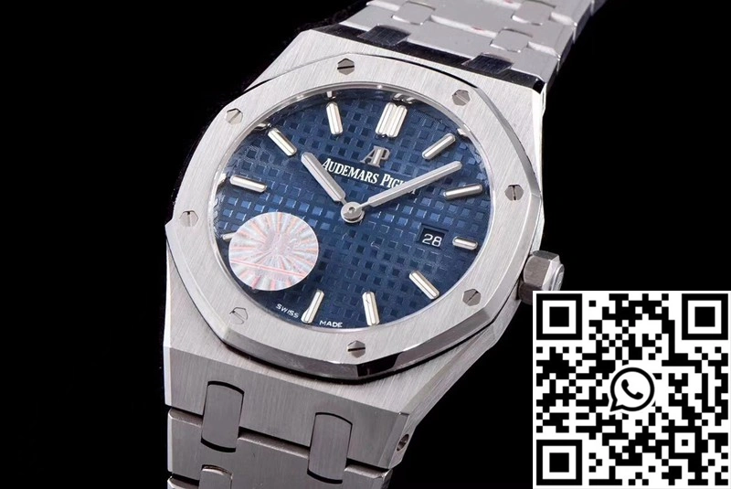 Audemars Piguet Royal Oak Quartz 67650ST.OO.1261ST.01 JF Factory Blue Dial Elegant 179